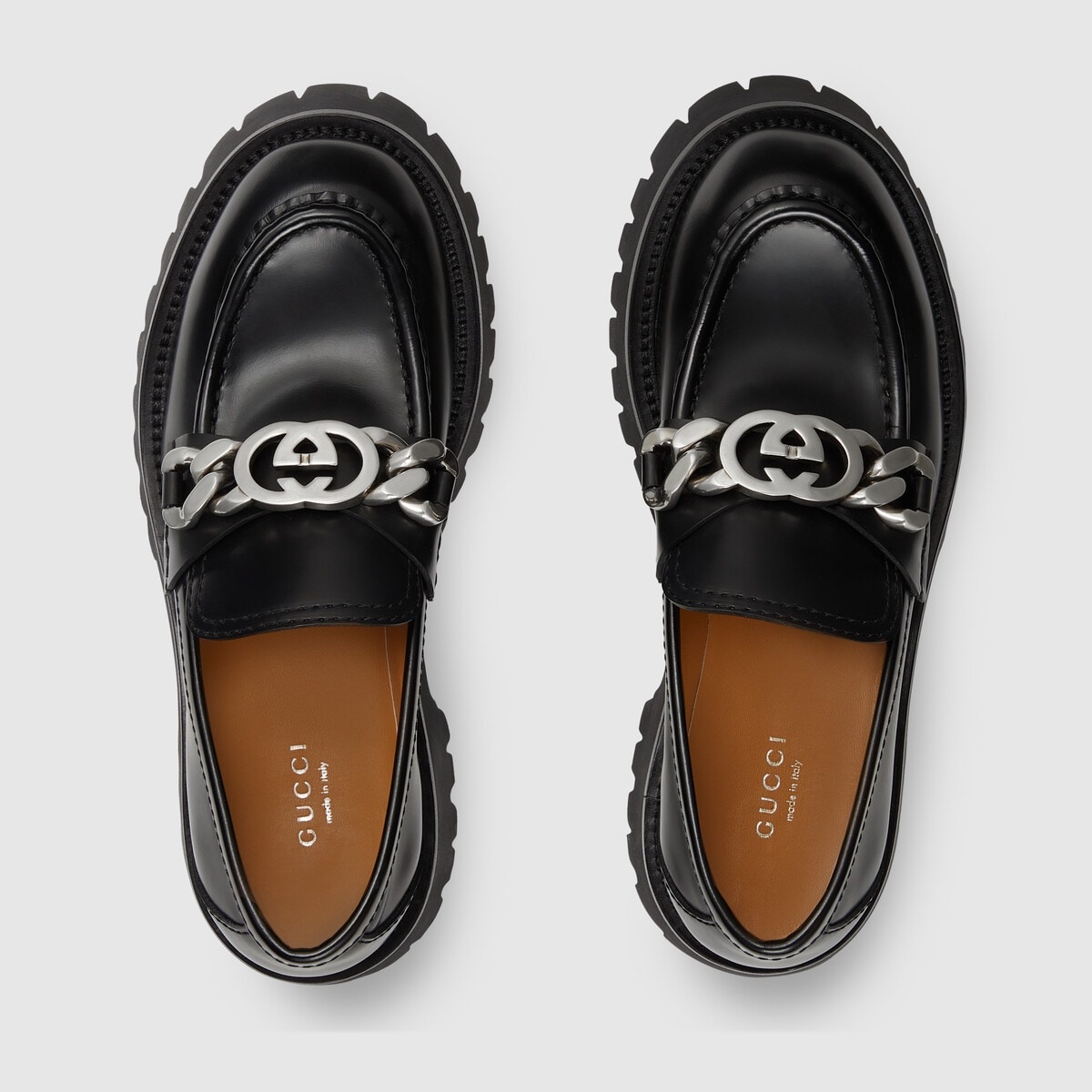 Women's lug sole loafer - 5