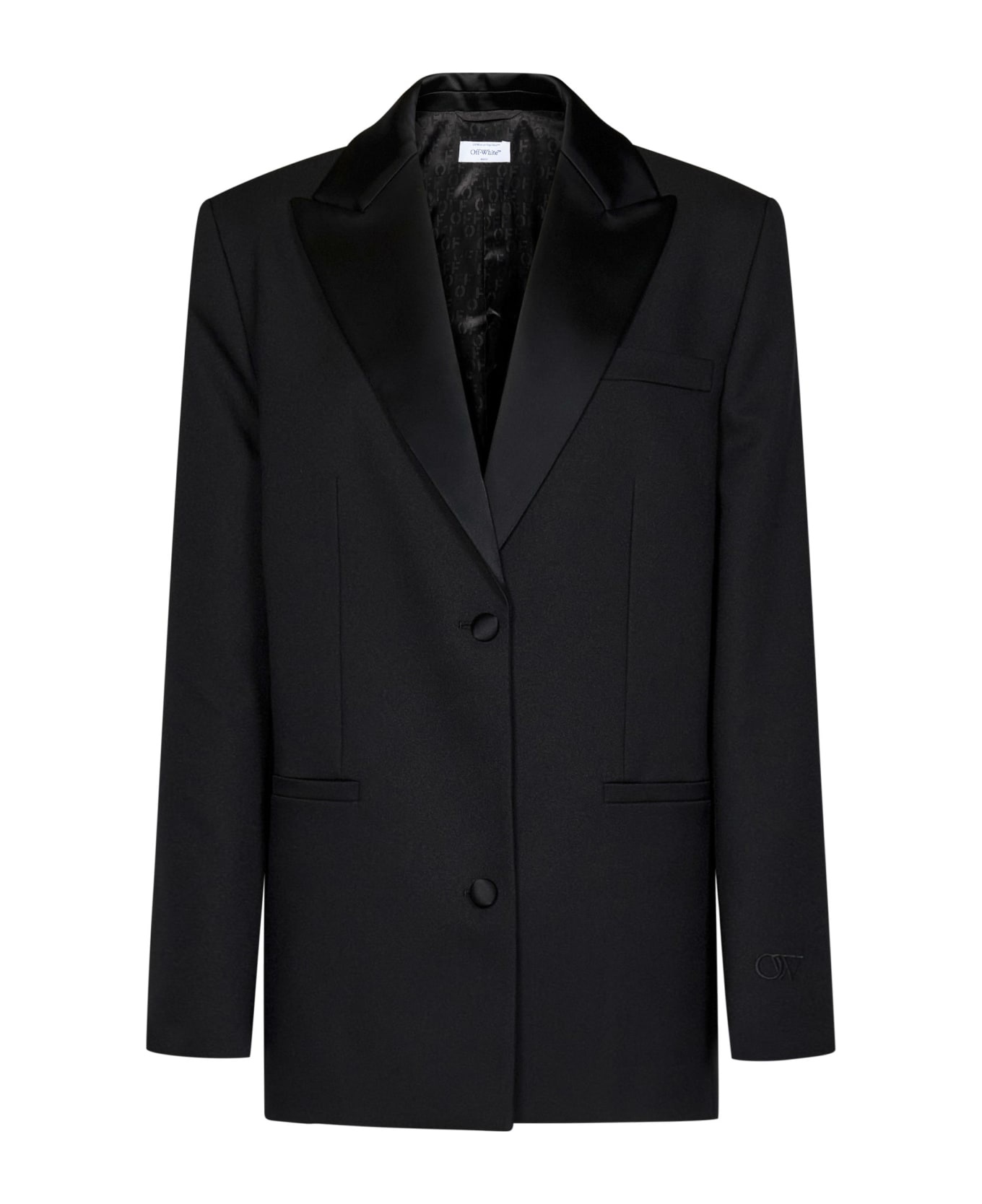 Tech Drill Tomboy Tuxedo Blazer - 1