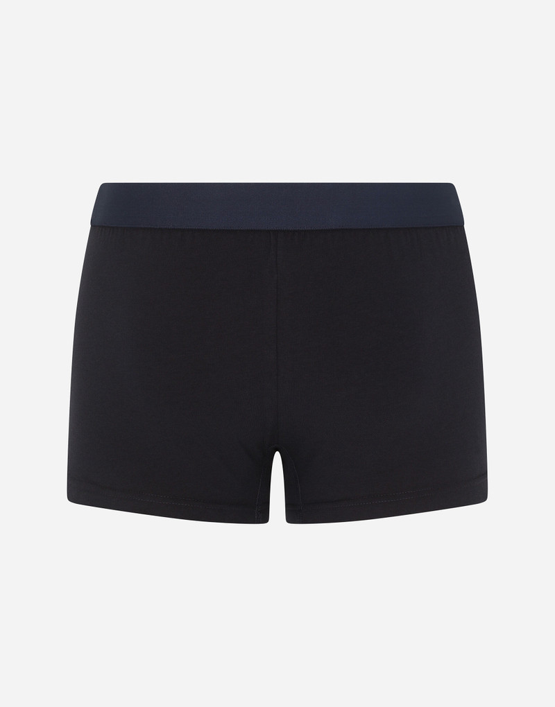 Dolce & Gabbana Two-way-stretch jersey regular-fit boxers with emblem outlook
