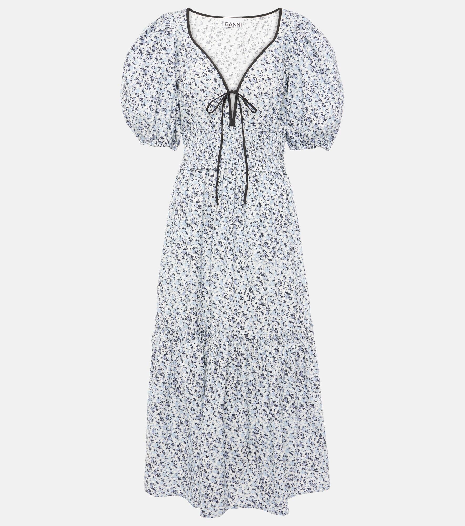 Cotton midi dress - 1