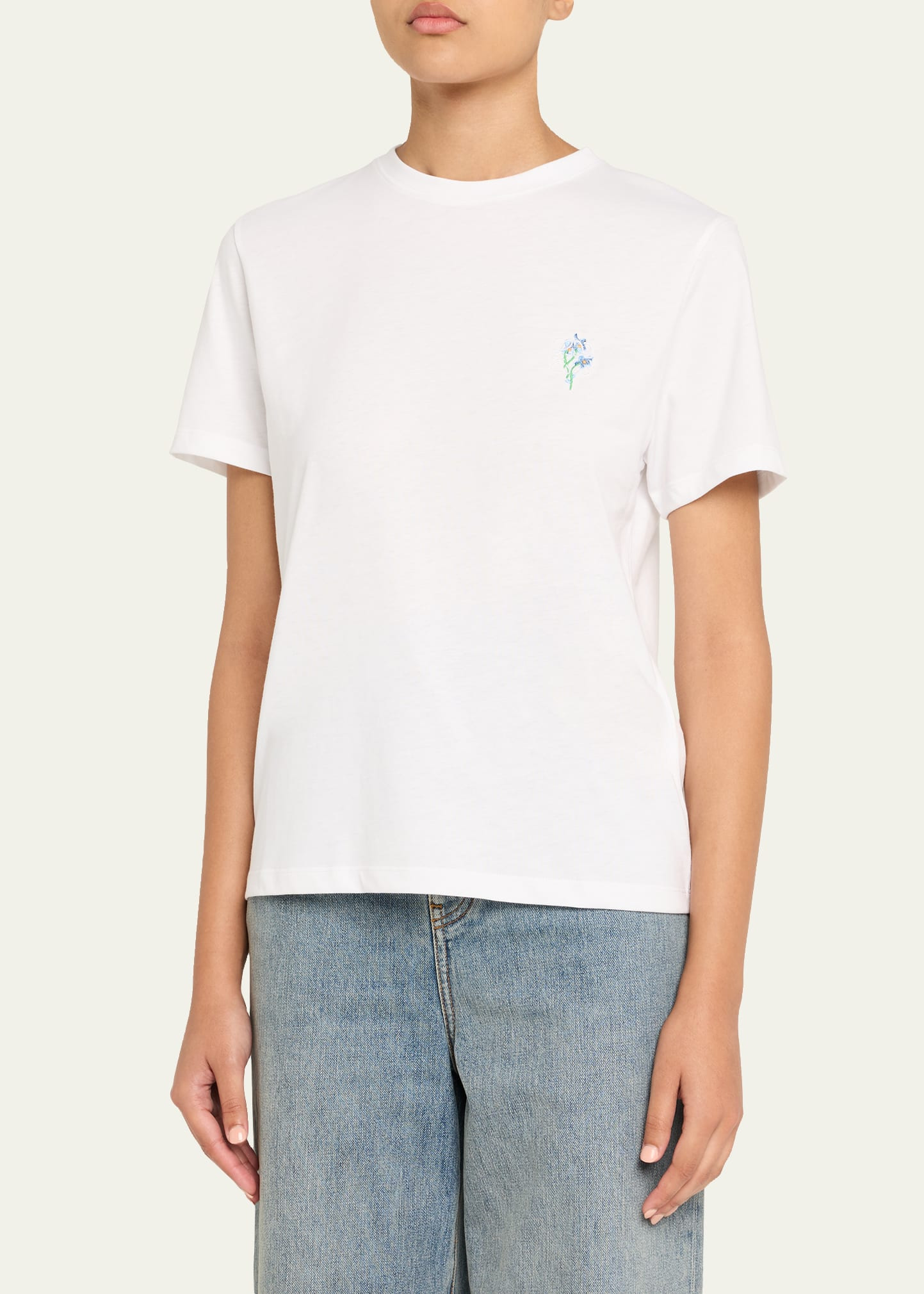 Floral Anagram Short-Sleeve T-Shirt - 4