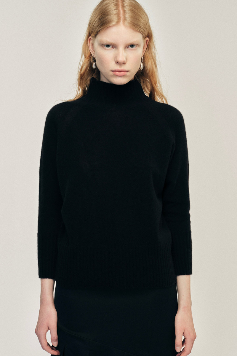 Simone Rocha Cashmere Open Back High Neck Jumper outlook
