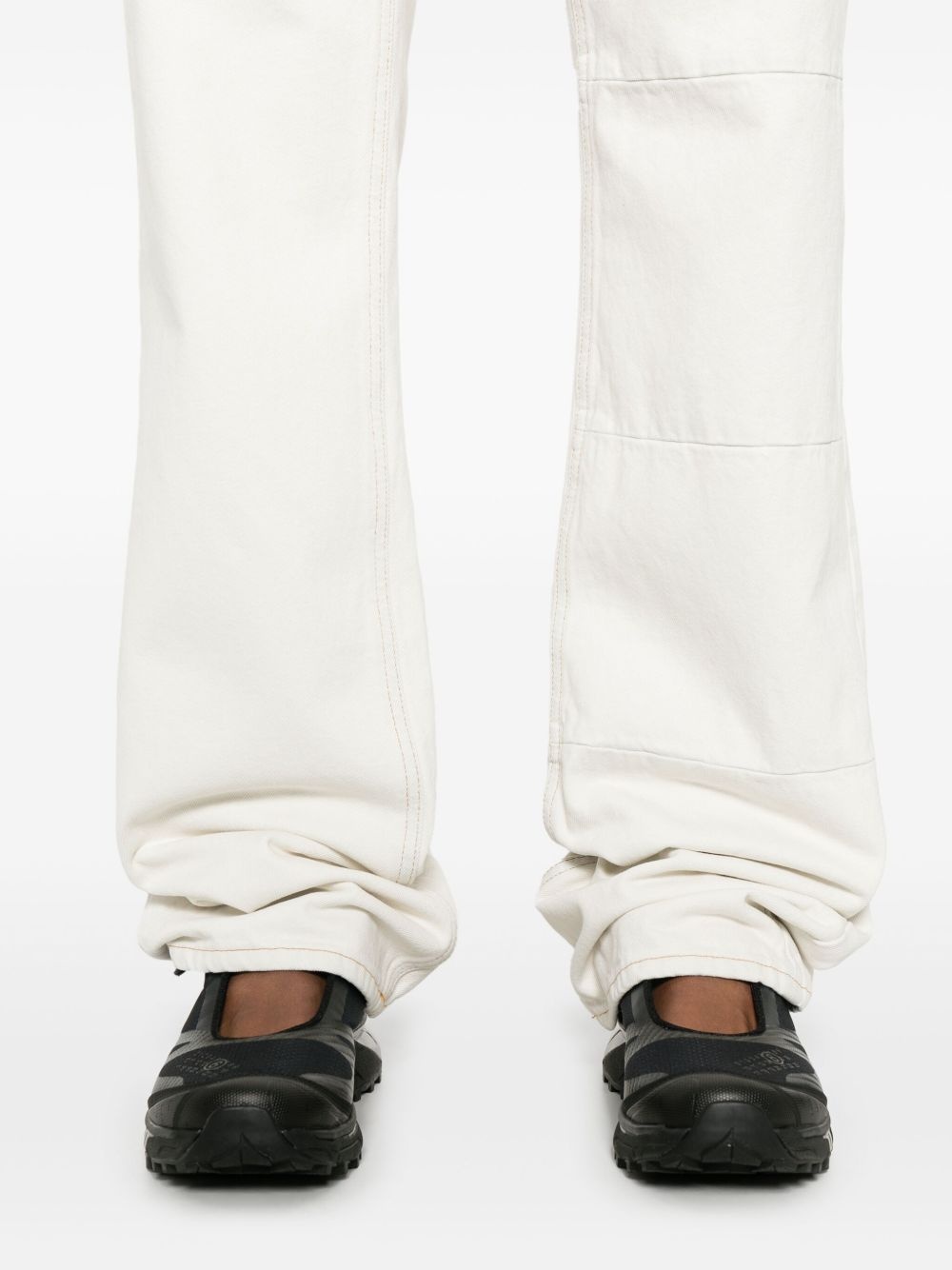panelled jeans - 5
