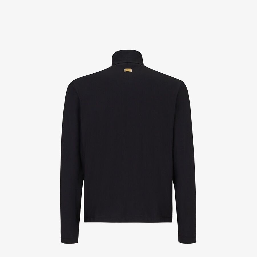 Black jersey jumper - 2