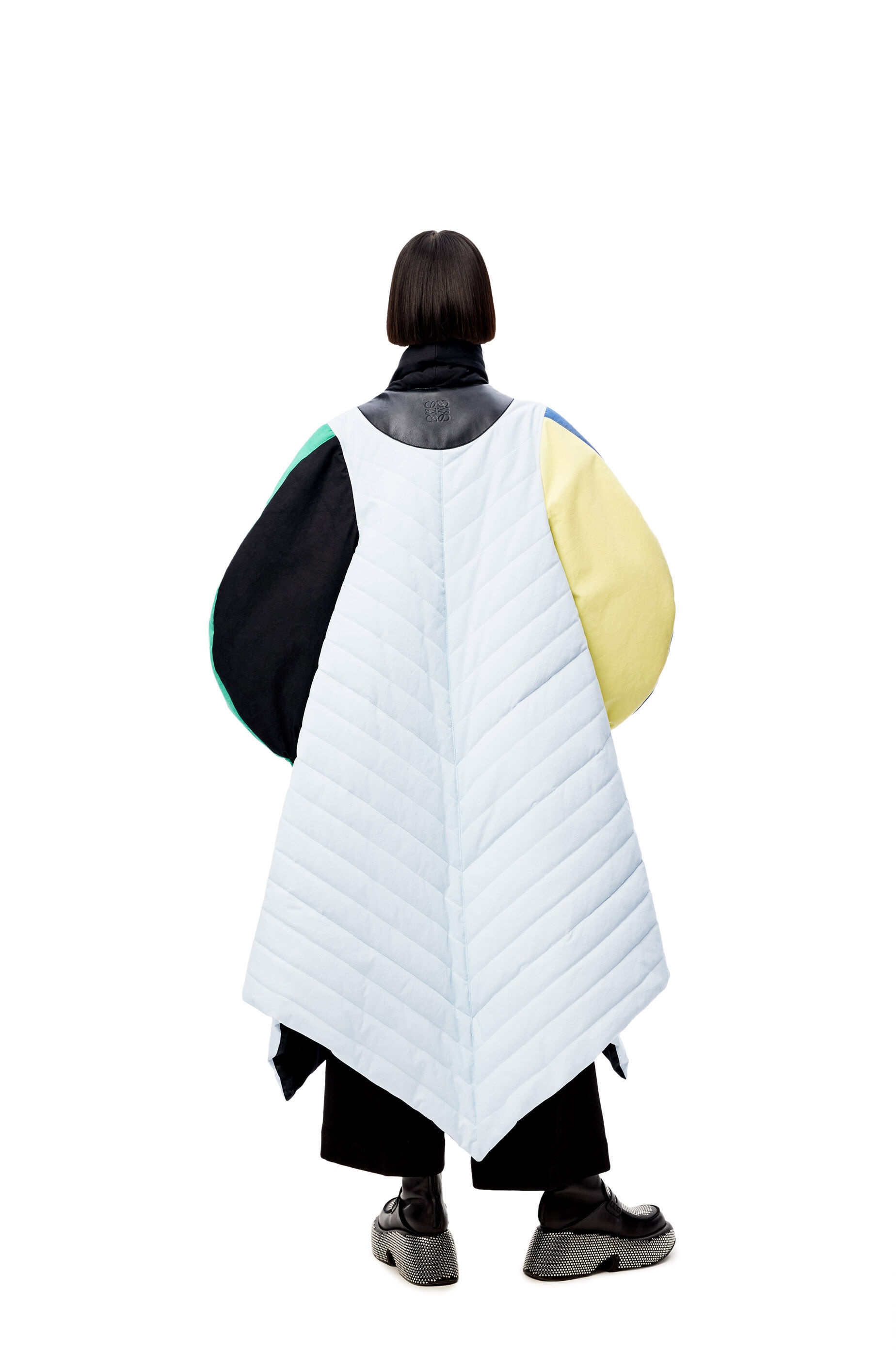 Circular sleeve parka in cotton - 4