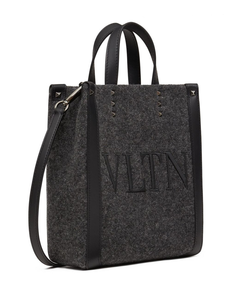 Rockstud-embellished logo tote bag 3