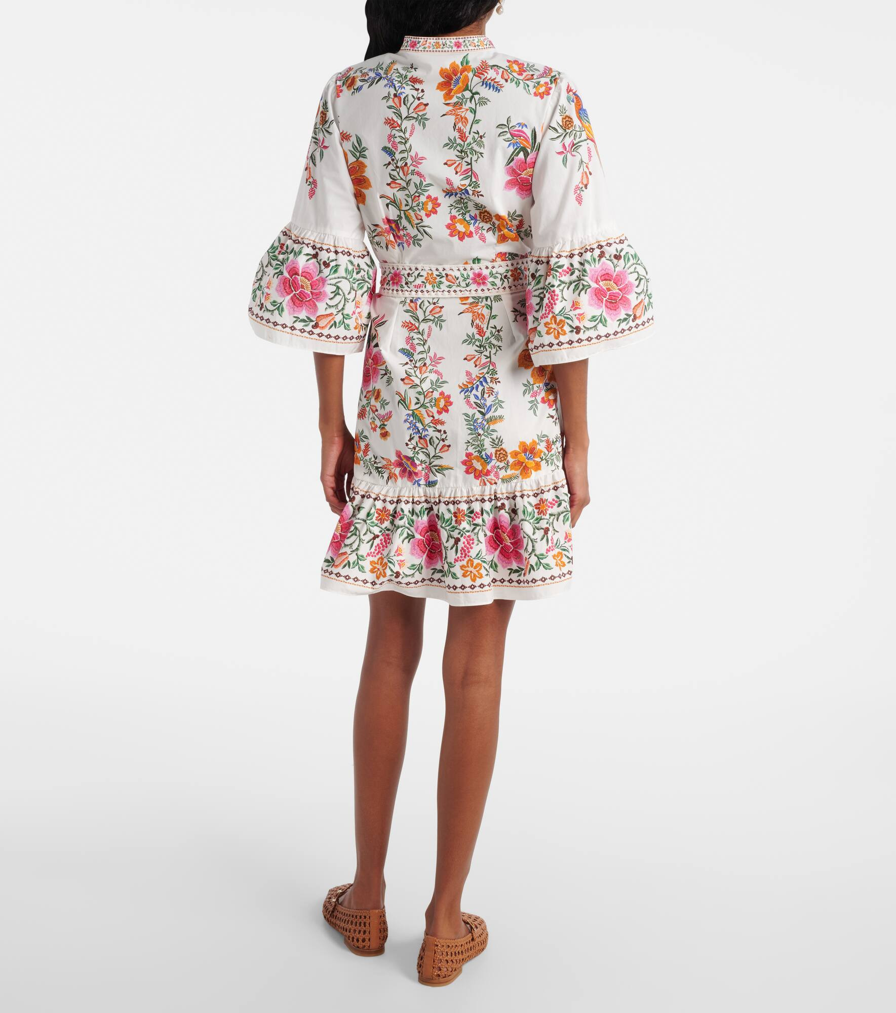Floral cotton minidress - 3