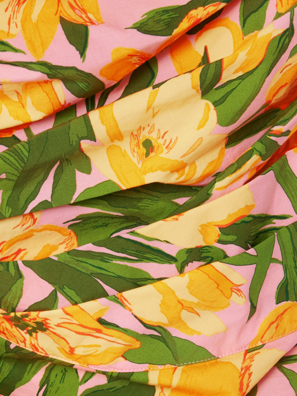 Floral-print Cotton-blend Poplin Midi Dress - 4