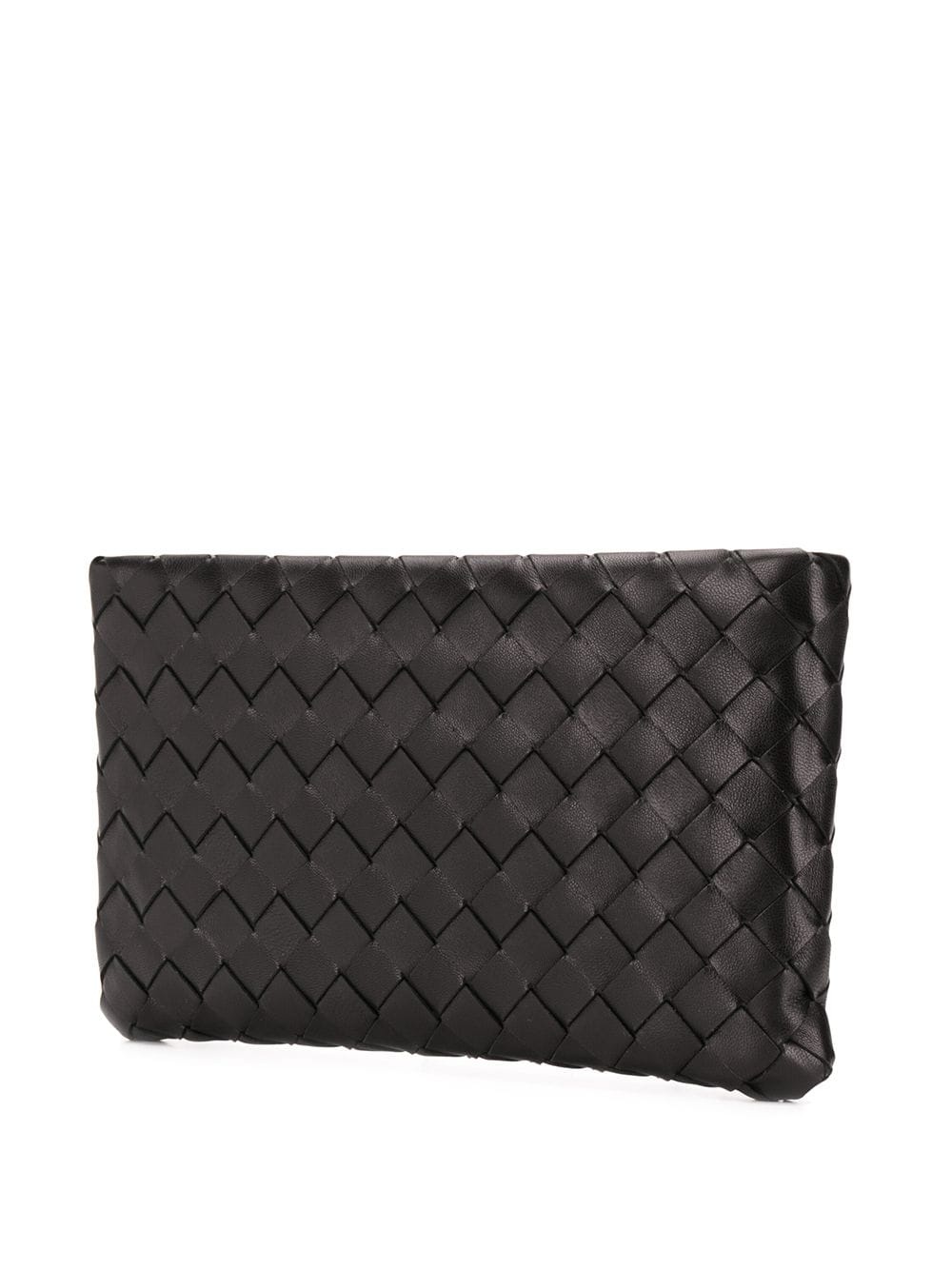 Intrecciato leather pouch - 3