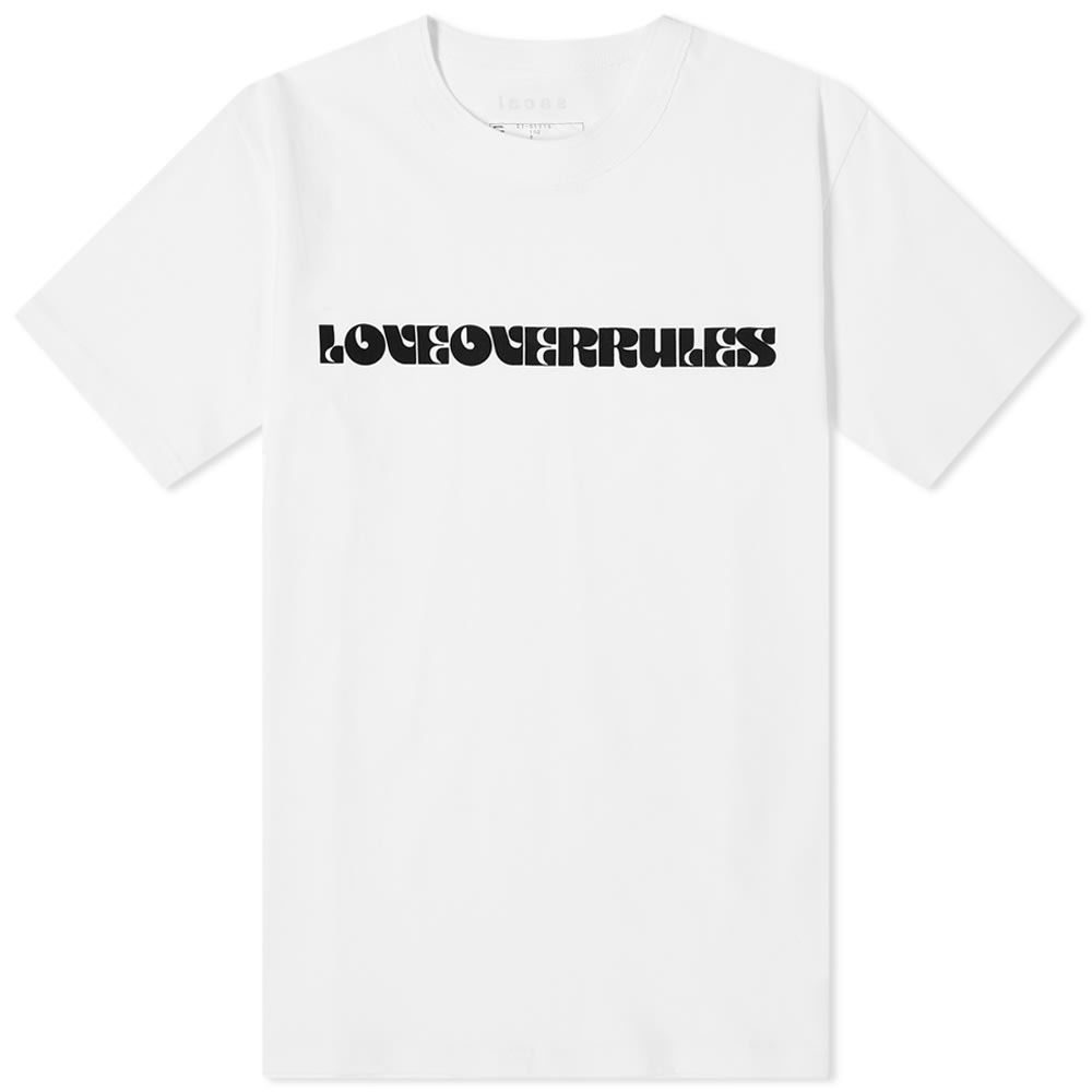 Sacai x Hank Willis Thomas Love Overrules Tee - 1