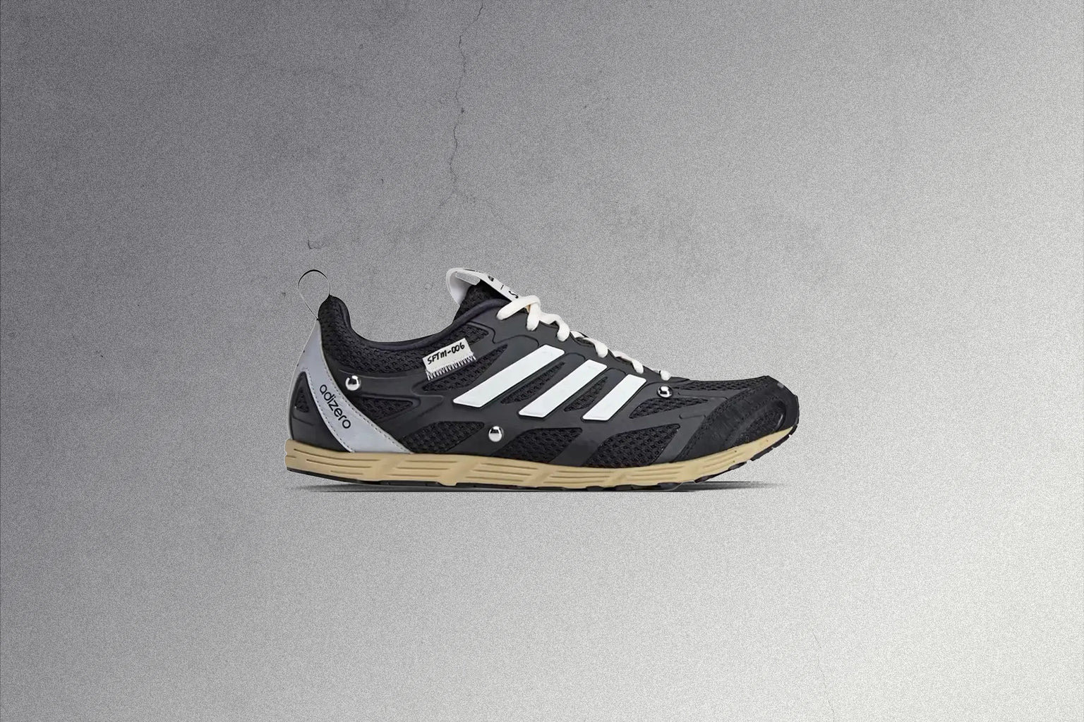 ADIDAS X SONG FOR THE MUTE ADIZERO PR - CORE BLACK/CREAM WHITE/SILVER METALLIC - 5