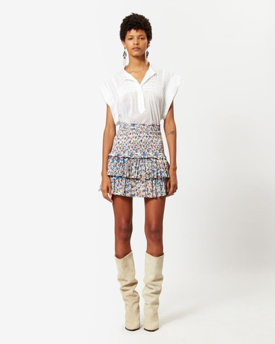 Isabel Marant Étoile naomi cotton skirt outlook