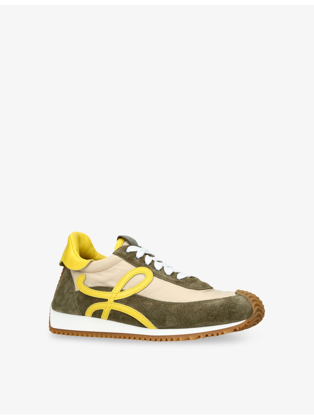 Flow Runner Suede And Shell Low-Top Trainers - 3
