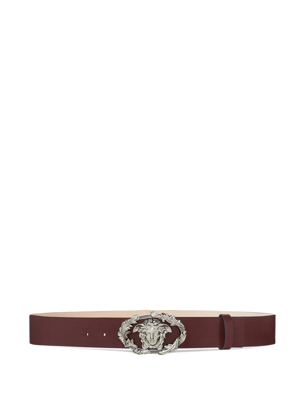 medusa-head leather belt - 1