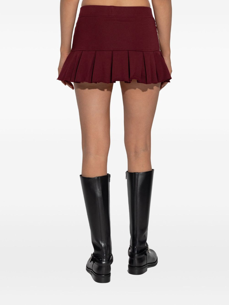 pleated stripe mini skirt 4