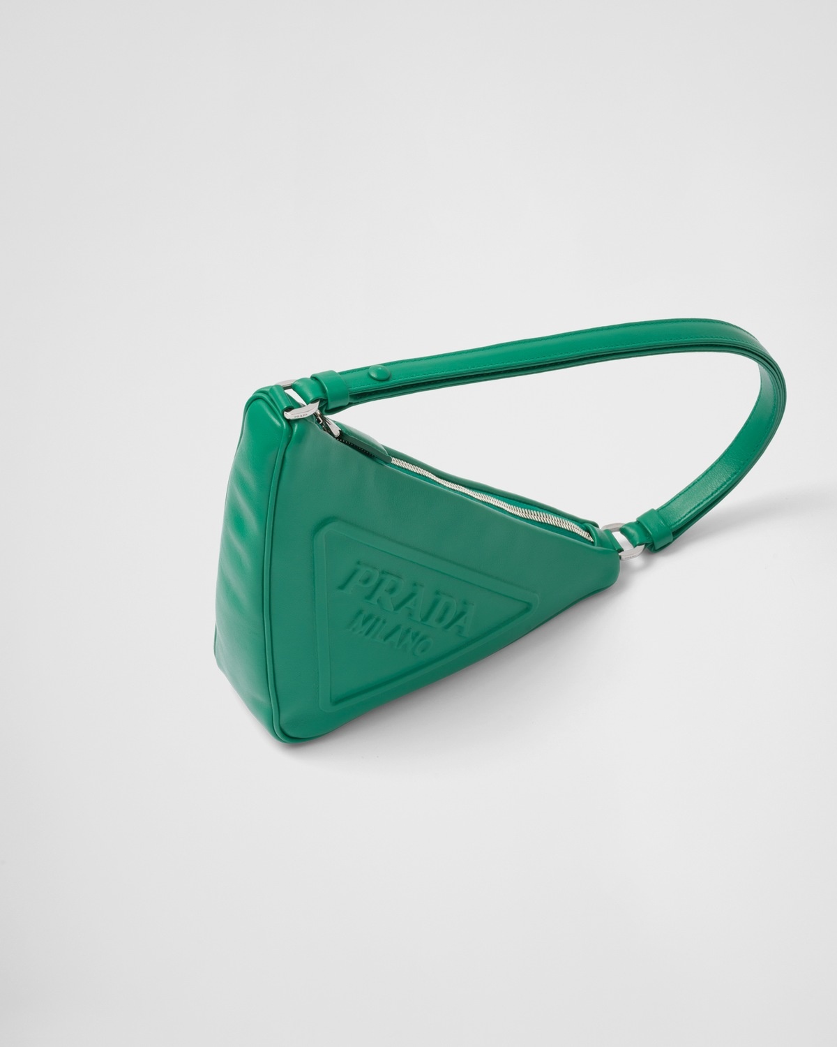 Prada Triangle leather pouch - 3
