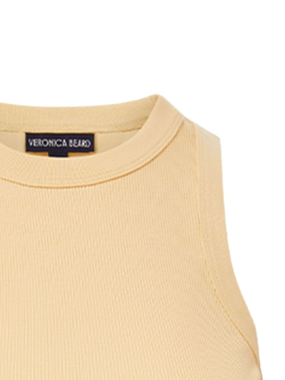 ribbed round-neck tank top - 2