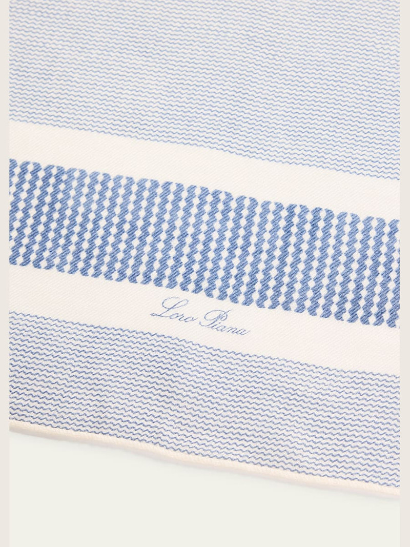 Loro Piana Men's Marea Silk and Linen Foulard outlook