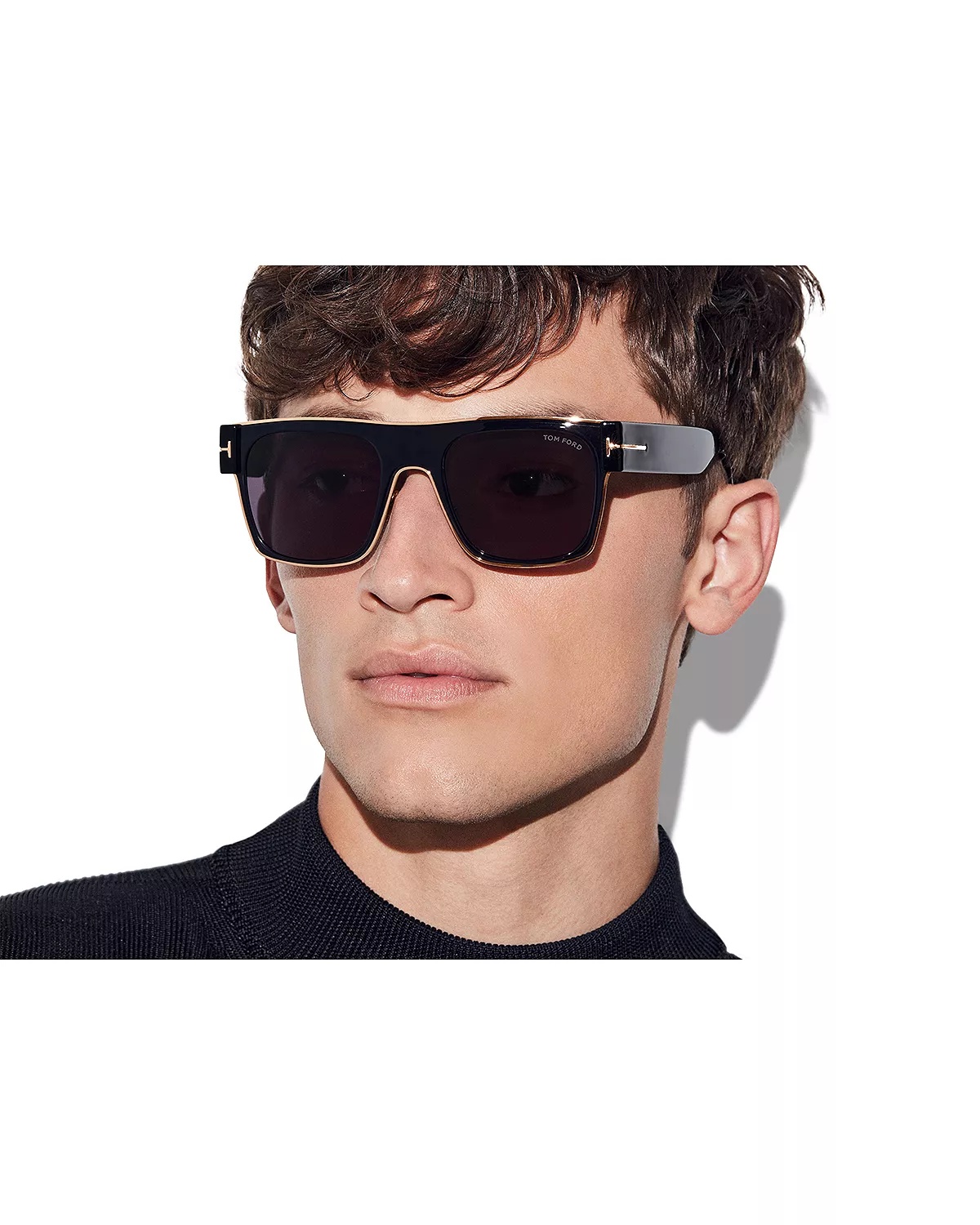 Metal Accent Square Sunglasses, 54mm - 4