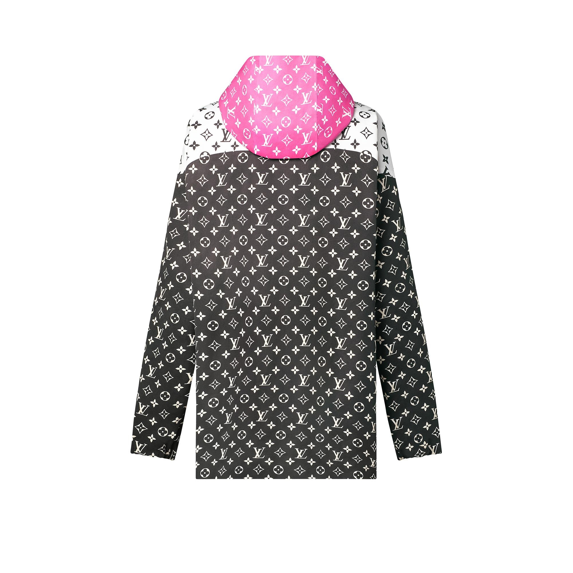 Monogram Color-Block Parka - 3