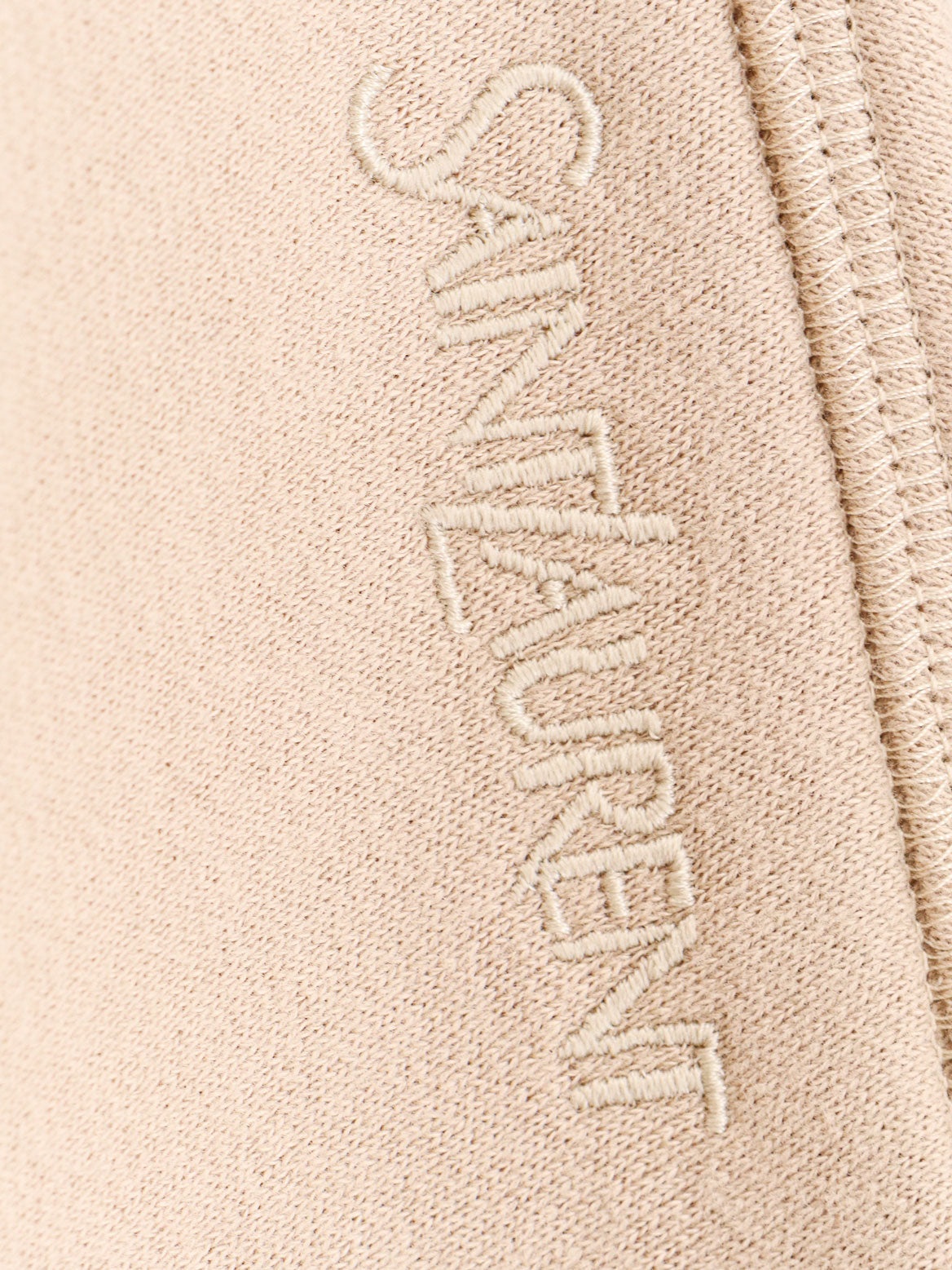 Saint Laurent Woman Sweatshirt Woman Beige Leggings - 3