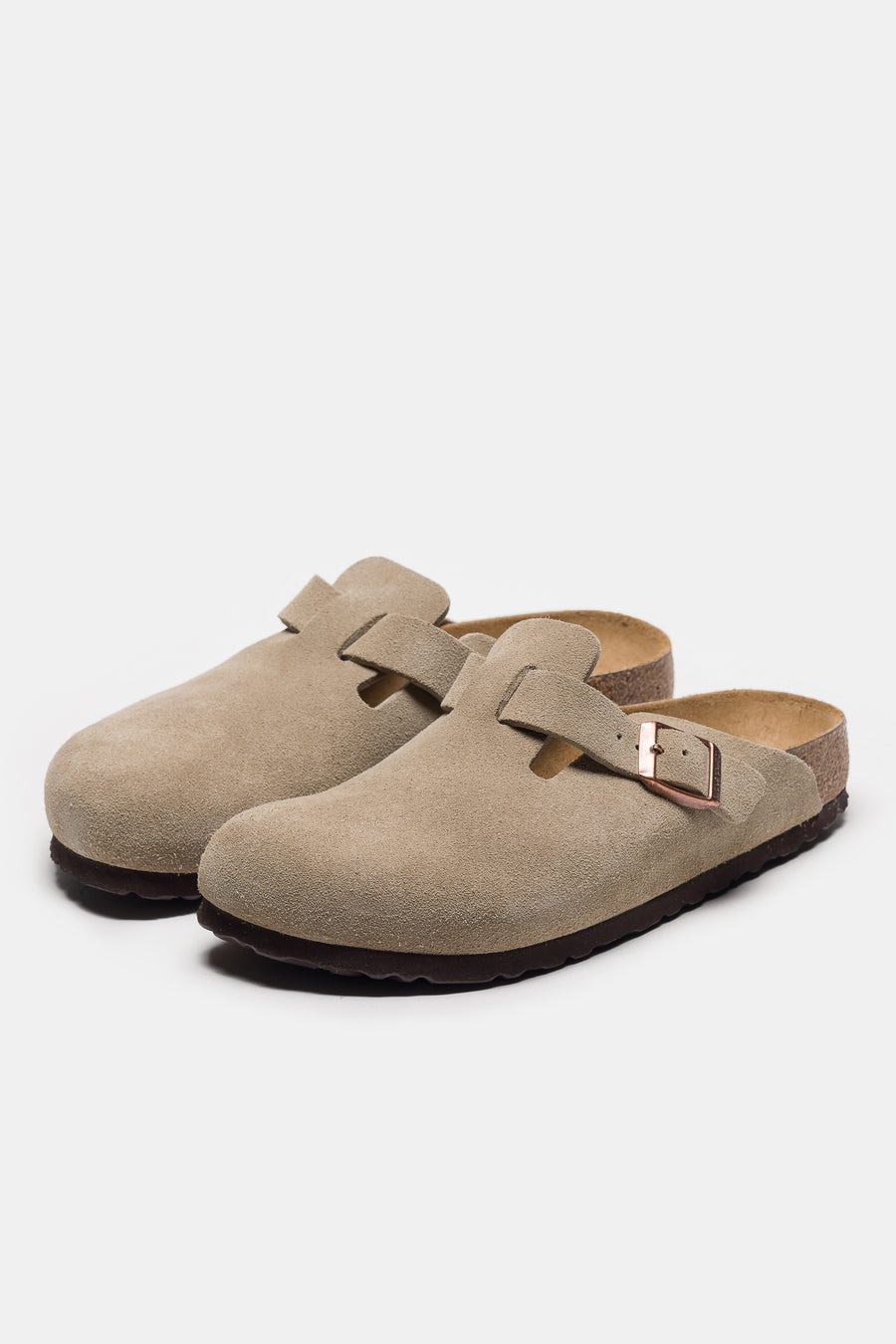 Boston Narrow Fit Mule in Taupe - 3
