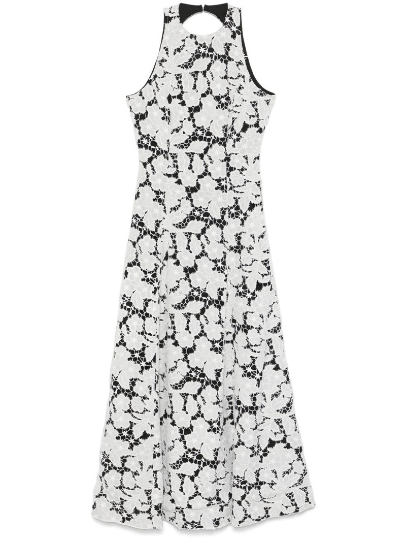 broderie-anglaise A-line midi dress 1