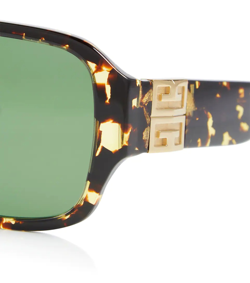 4G square tortoiseshell sunglasses - 2