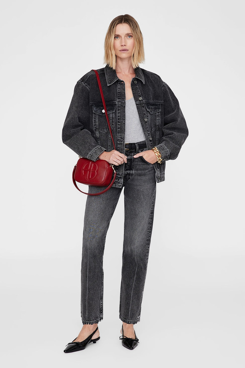 ANINE BING Lili Bag - Red Pebbled outlook