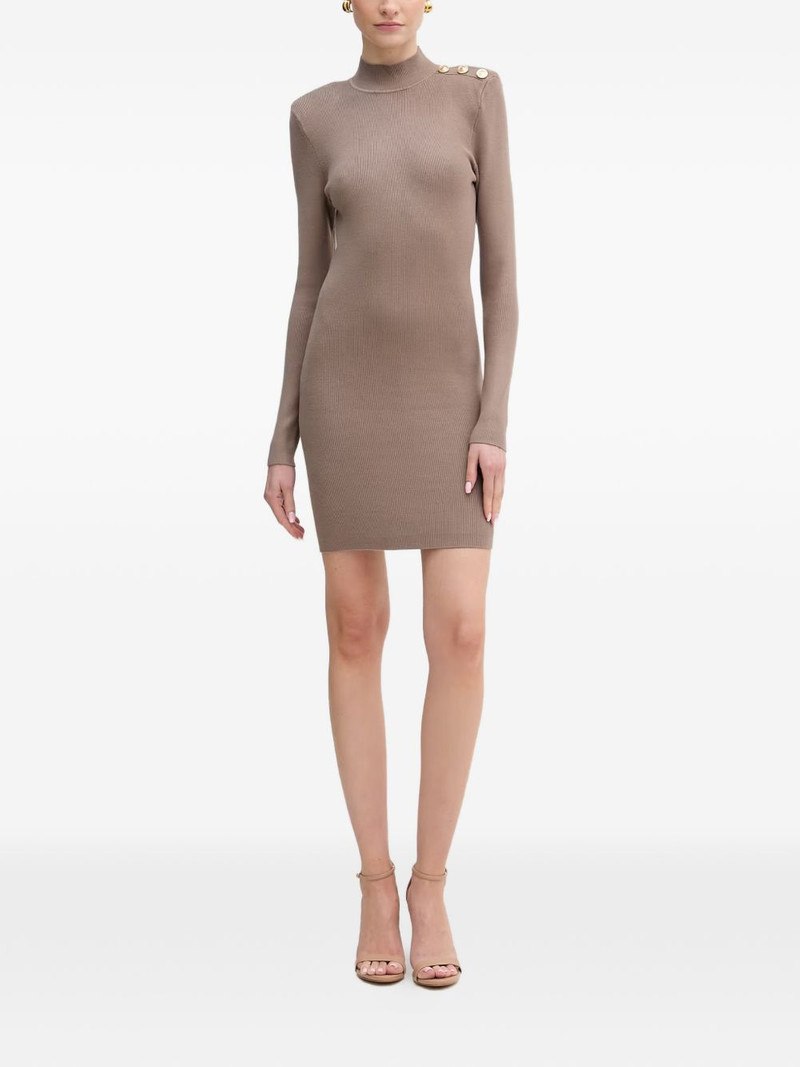 Alyssia mock-neck mini dress 1