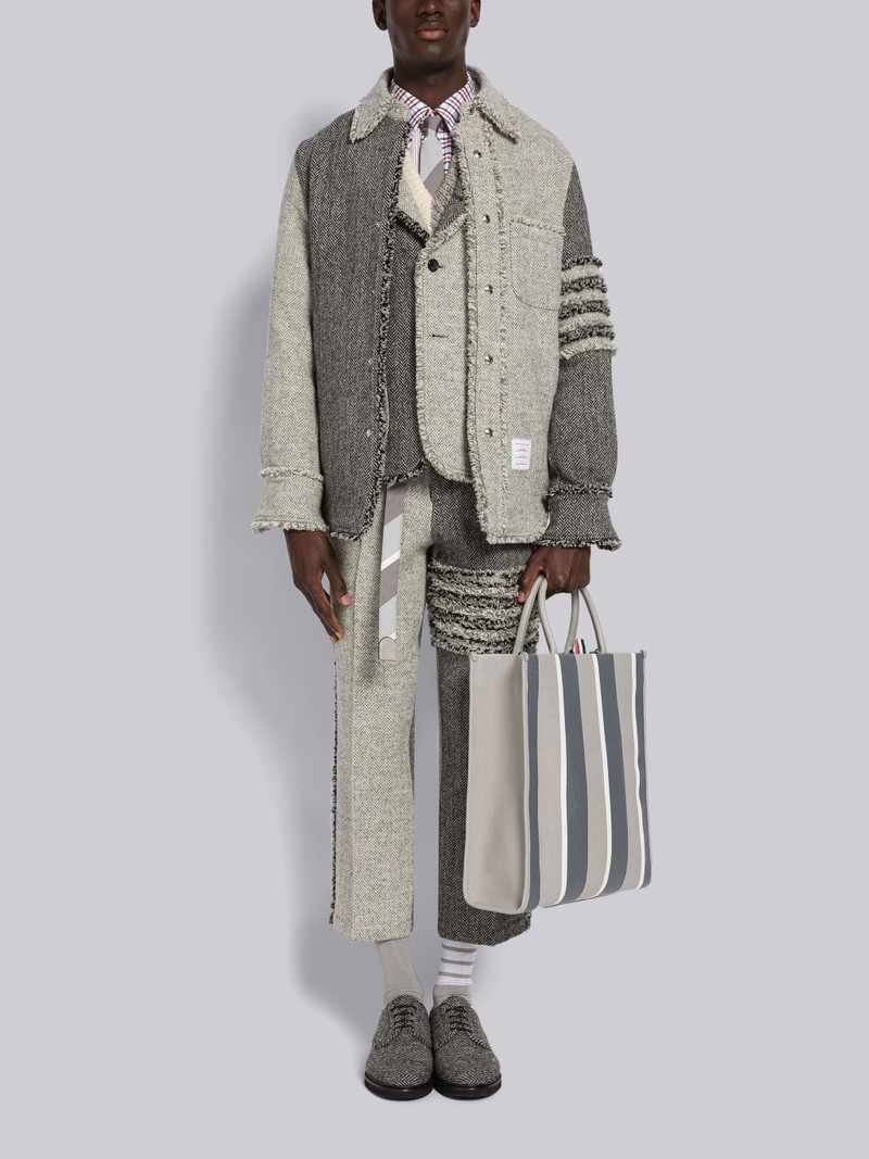 Fun-Mix Herringbone 4-Bar Unconstructed Chino 4