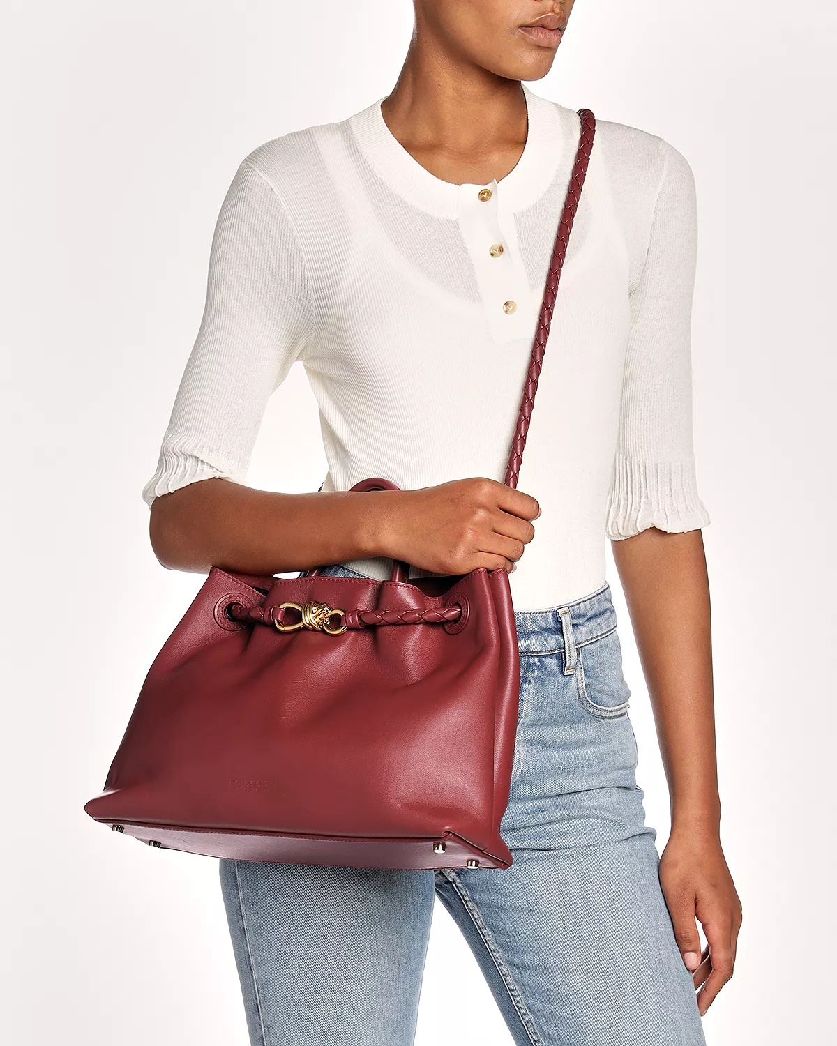 Andiamo Leather Top Handle Bag - 5