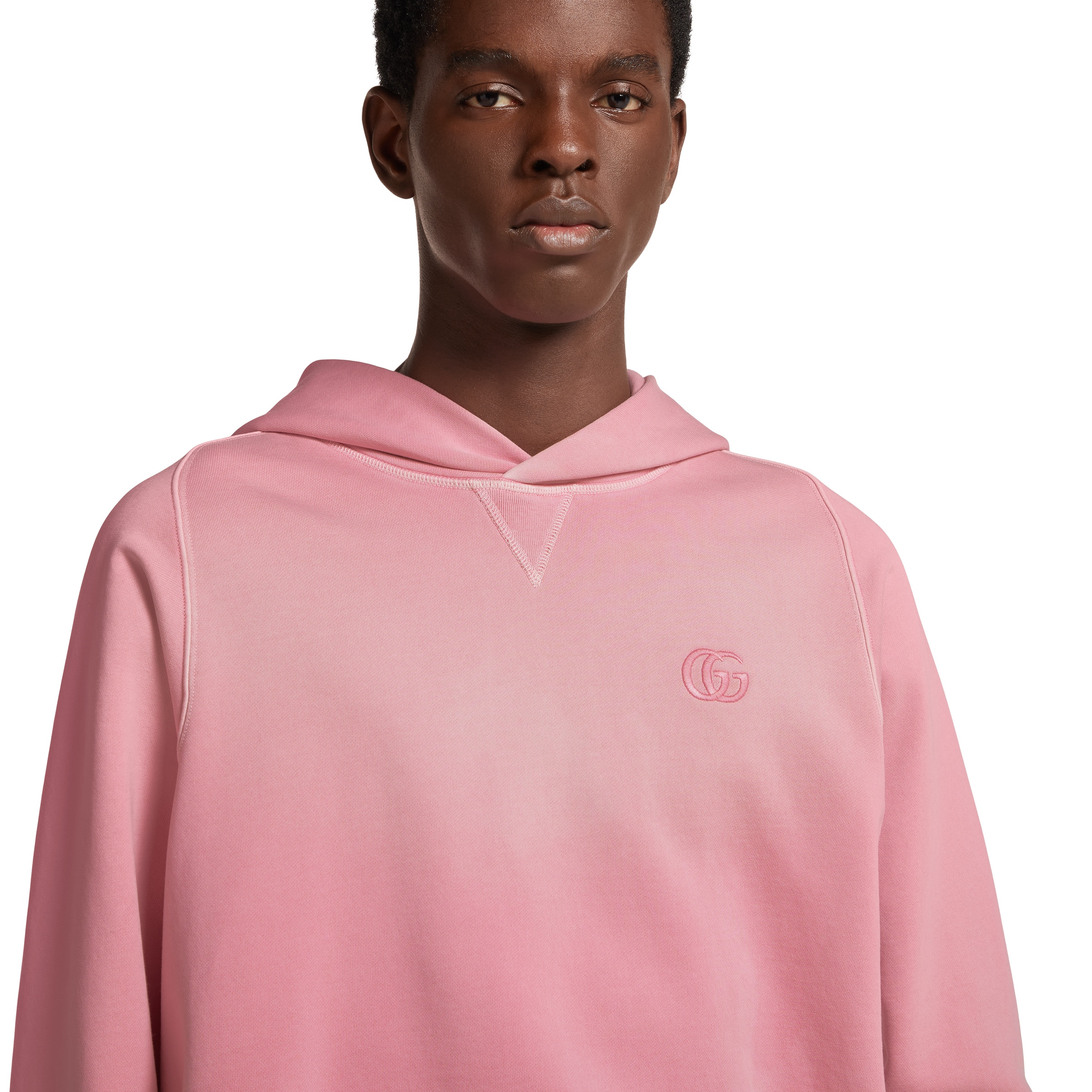 Cotton jersey sweatshirt with embroidery - 5