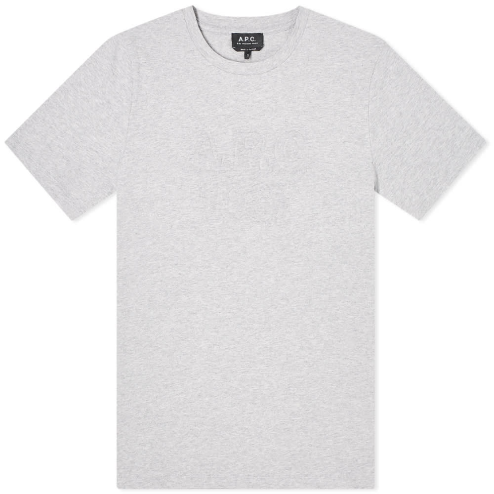 A.P.C. Hartman Embossed Logo Tee - 1