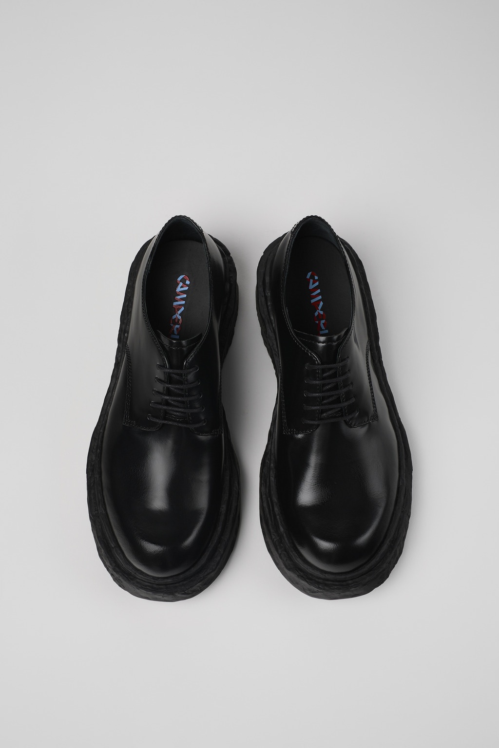 Black Leather Bluchers - 4