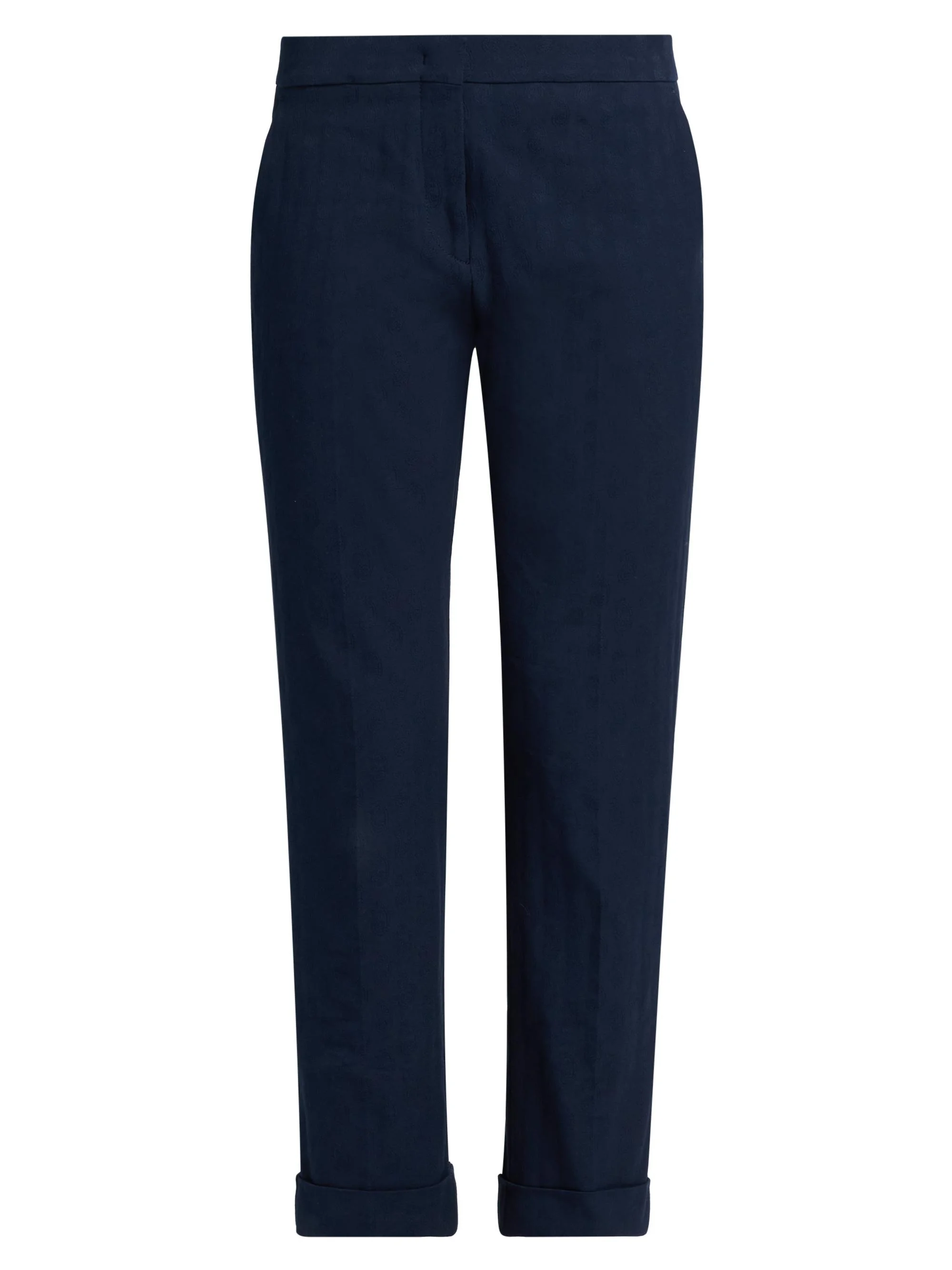 Women's Milano Cotton Cigatette Trousers - Corda Scuro - 1