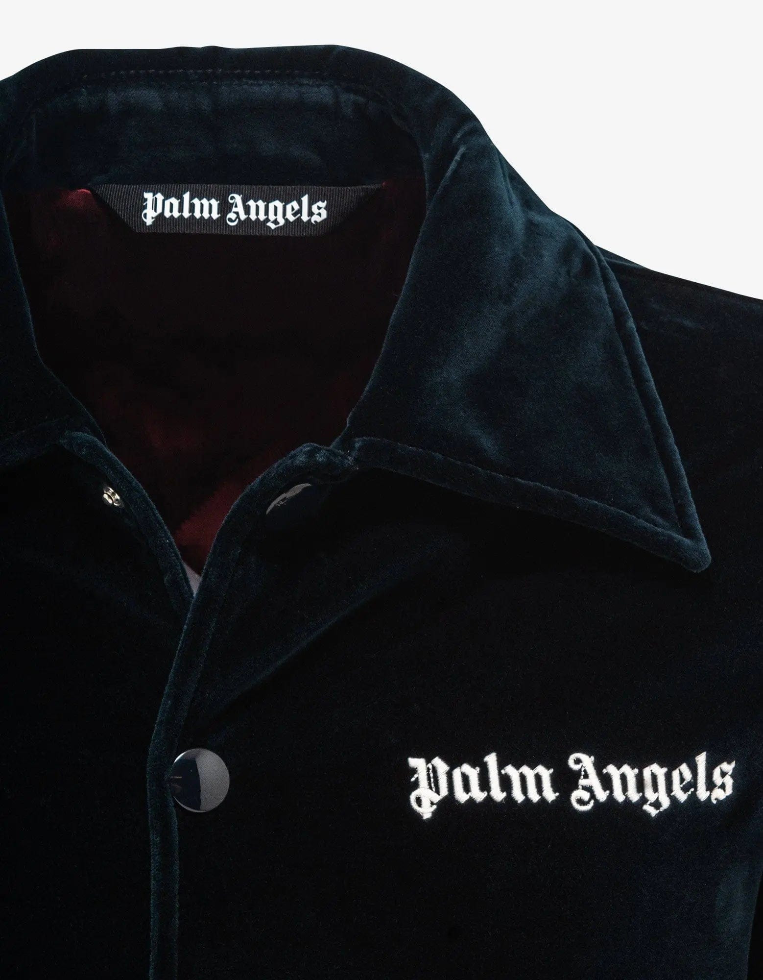 Palm Angels Blue Sunday Baseball Jacket - 6