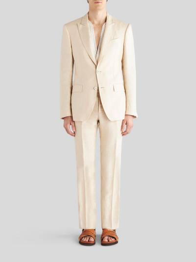 Etro LINEN TROUSERS WITH TUCKS outlook