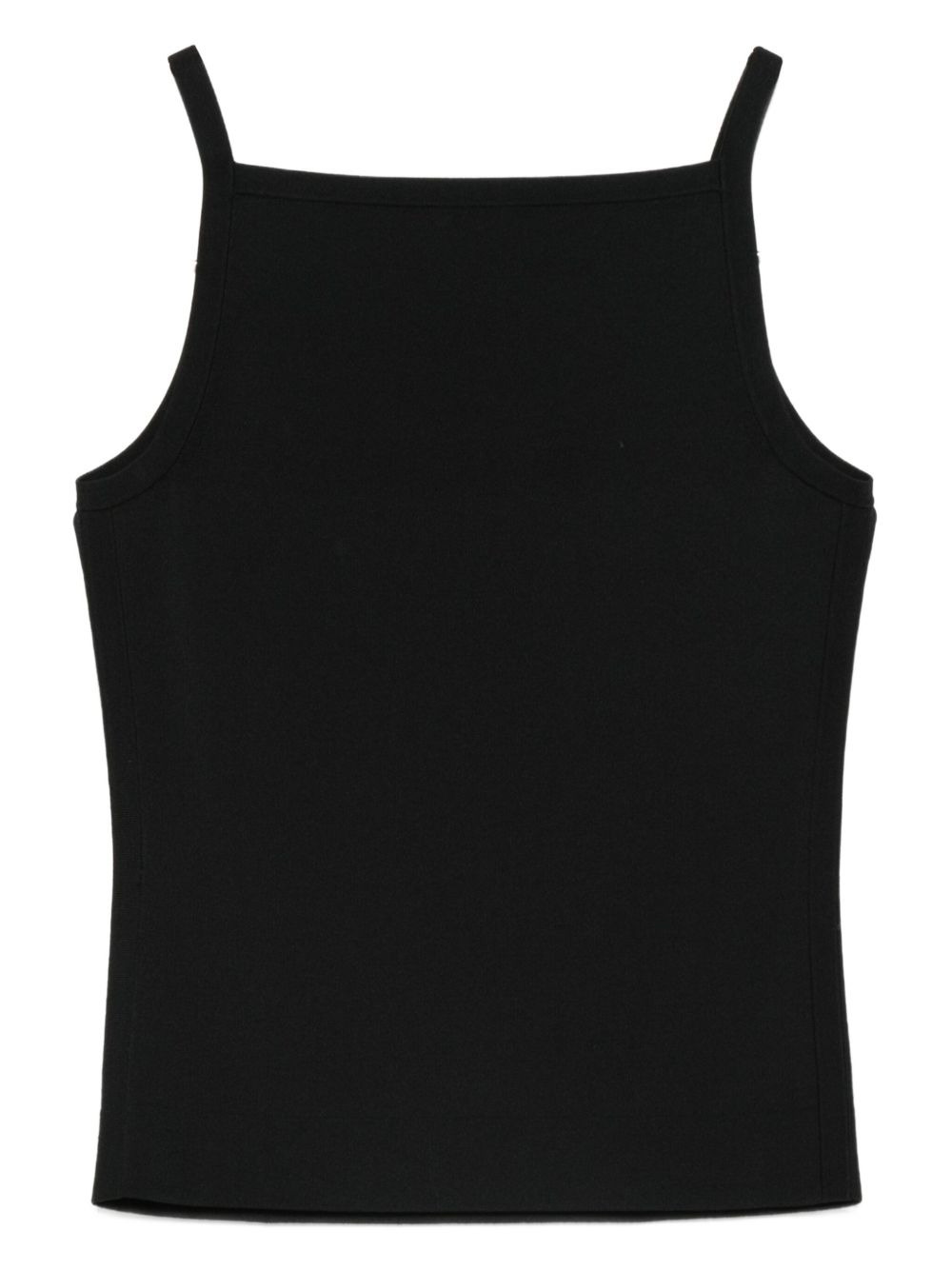 square-neck top - 2