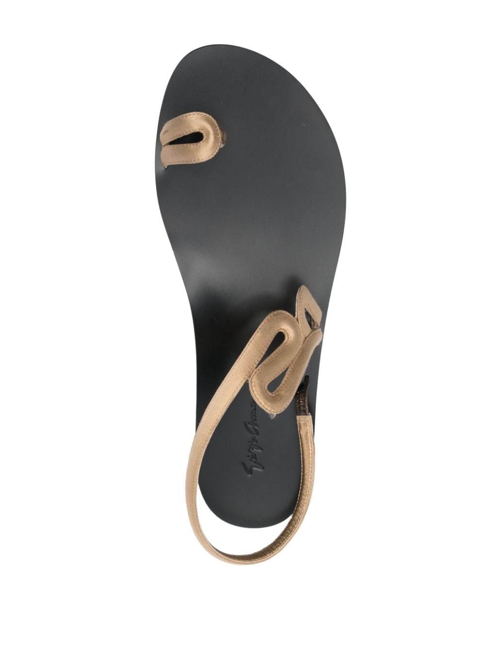 wrap-design sandals - 4