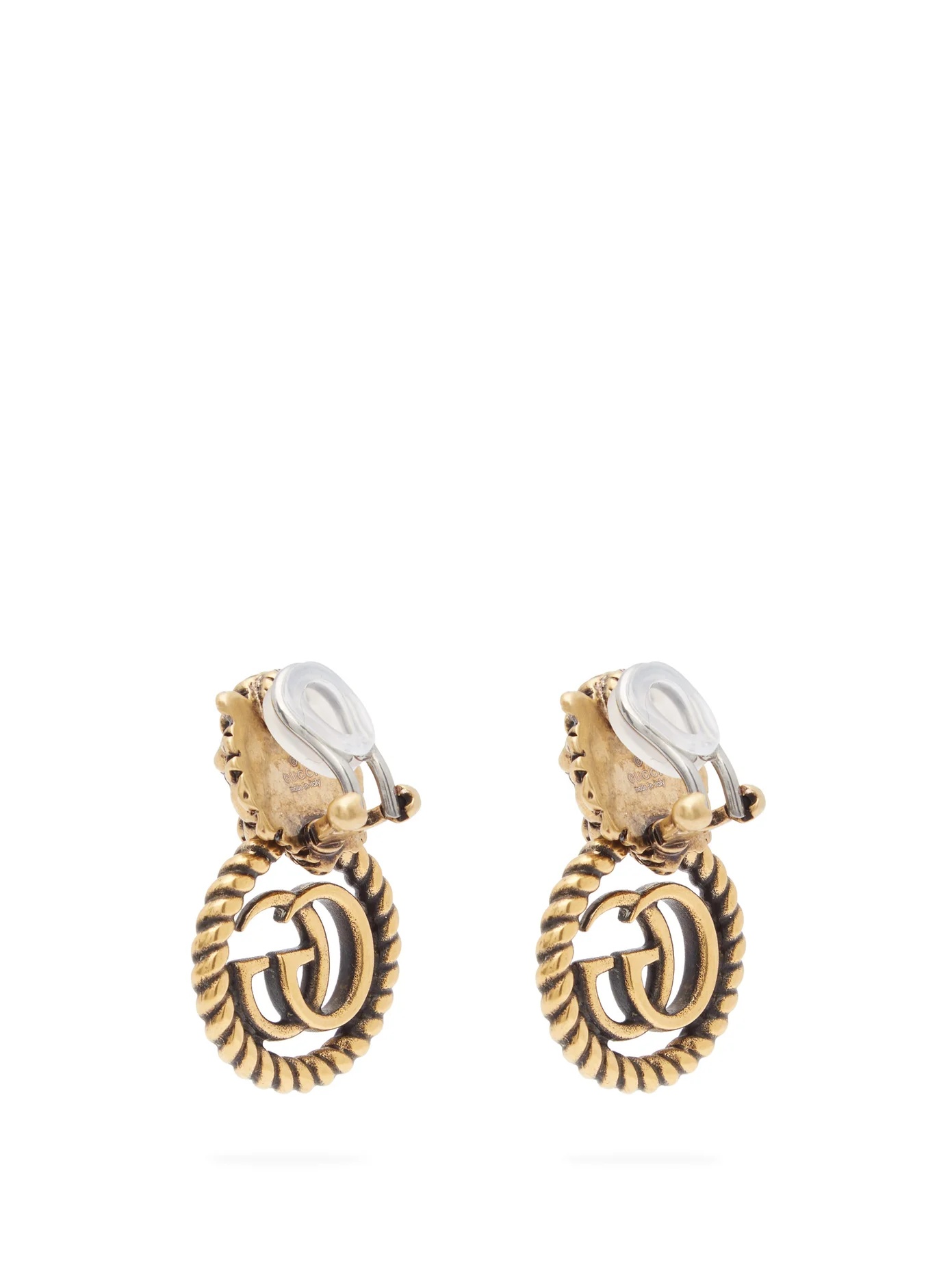 GG lion door-knocker earrings - 3