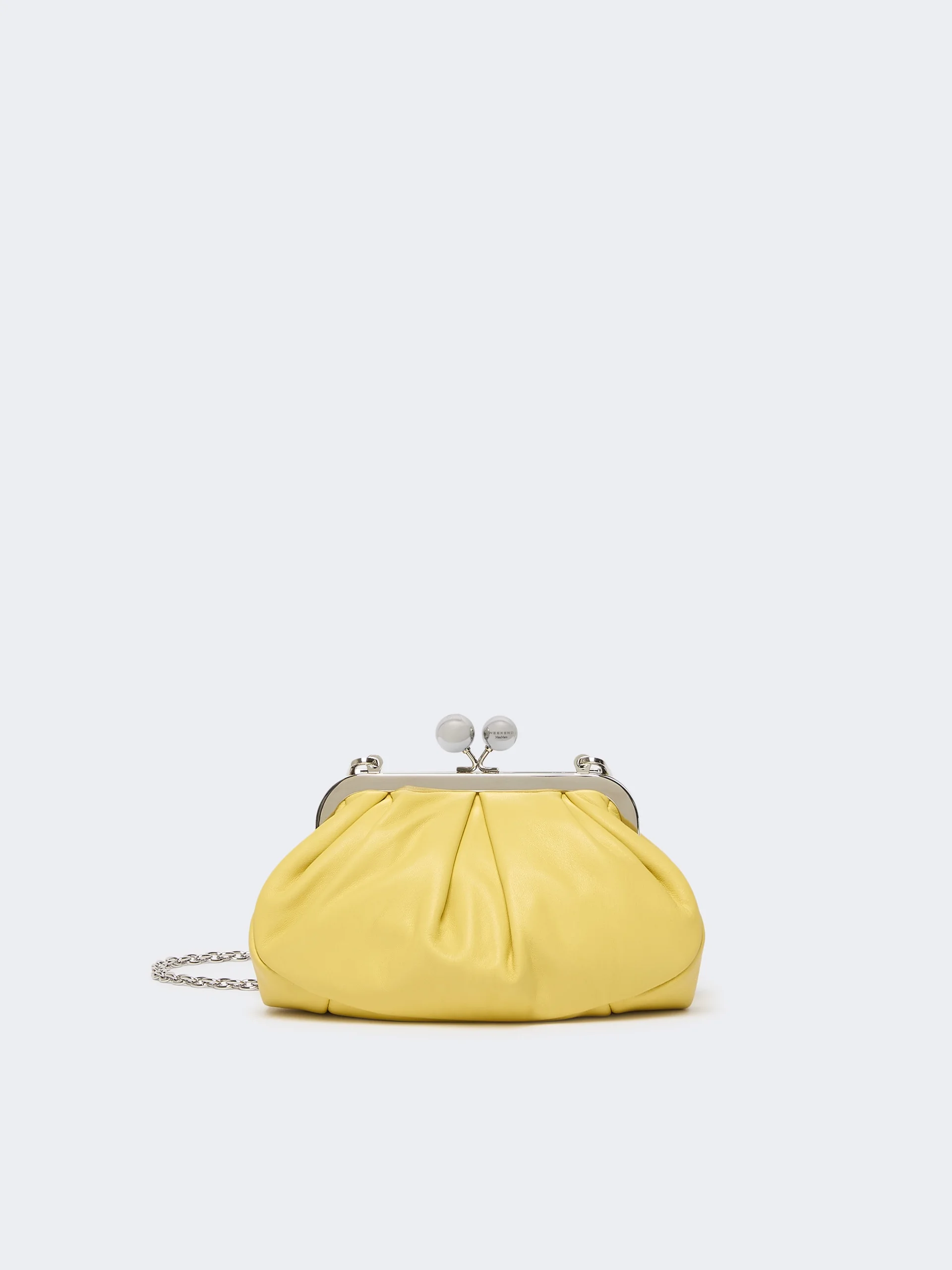 PRATI Small sheepskin Pasticcino Bag - YELLOW - 1