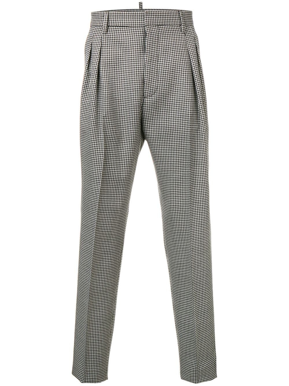 houndstooth trousers - 1