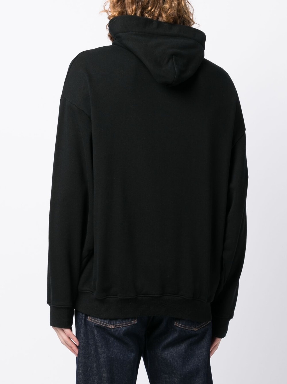 drawstring cotton hoodie - 4
