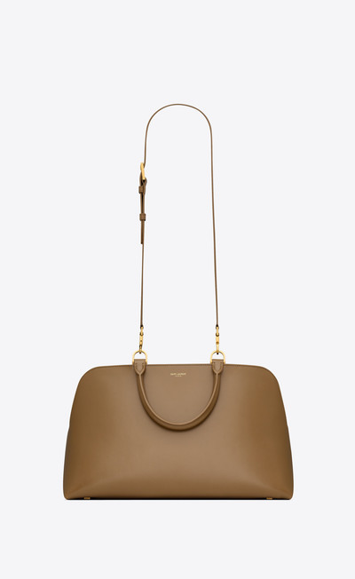 SAINT LAURENT sac de jour duffle in shiny leather outlook