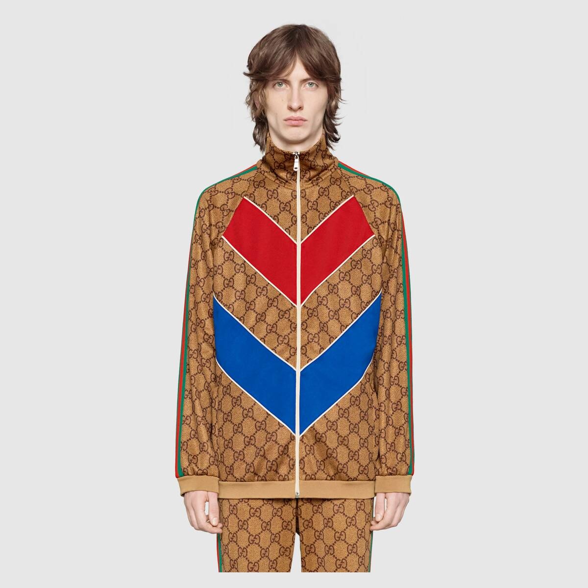 GG technical jersey jacket - 3