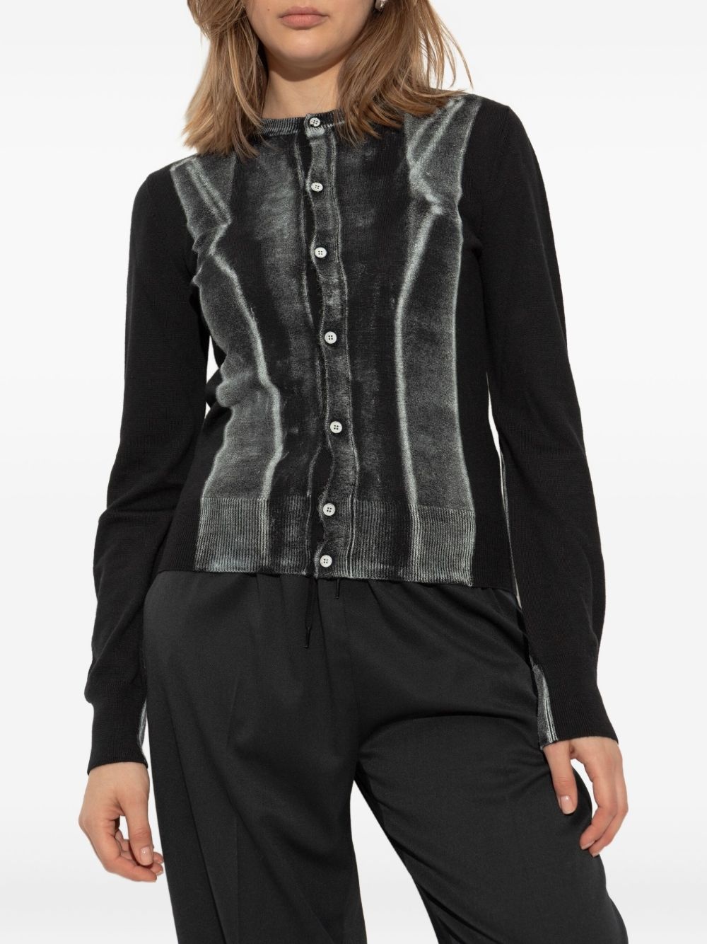 virgin wool cardigan - 3