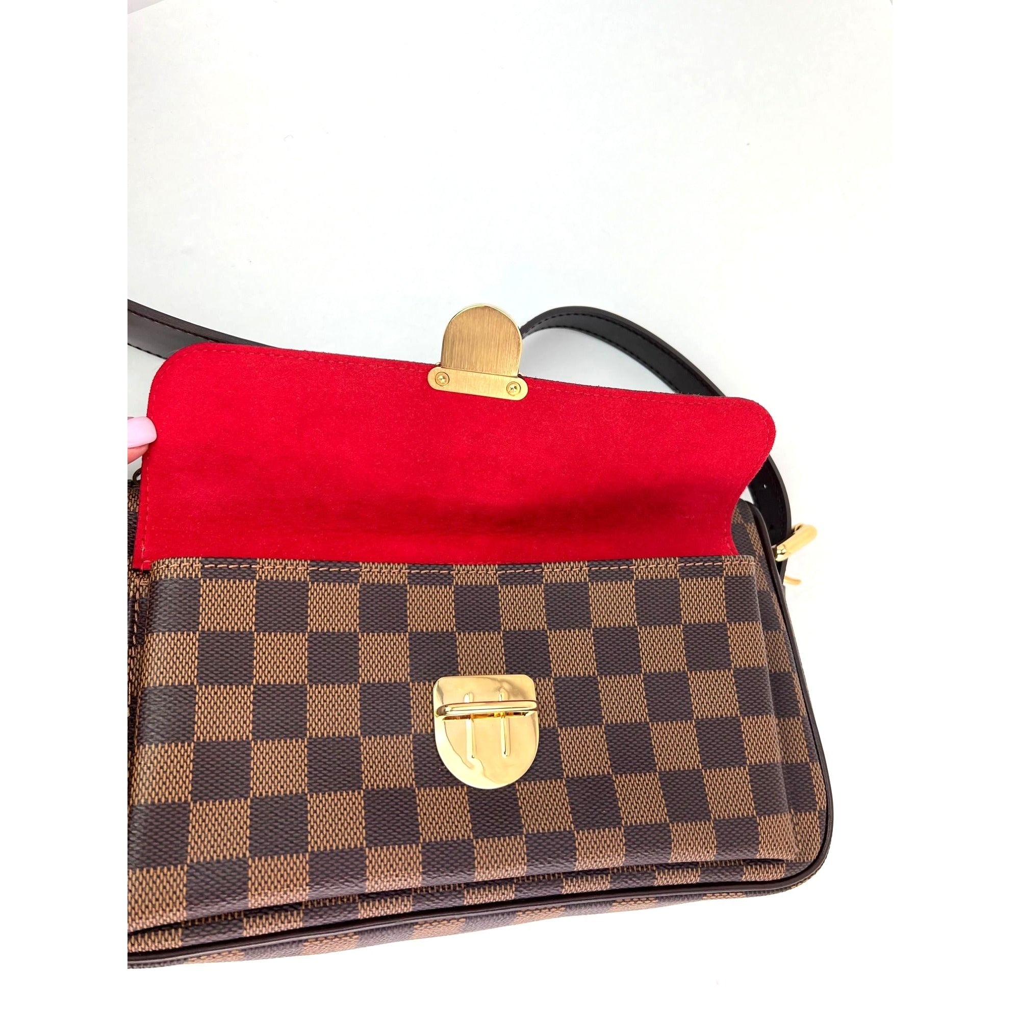 Louis Vuitton Ravello GM Damier Ebene Shoulder Bag - 9