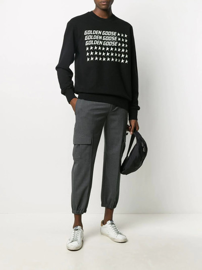 Golden Goose logo-print sweatshirt outlook