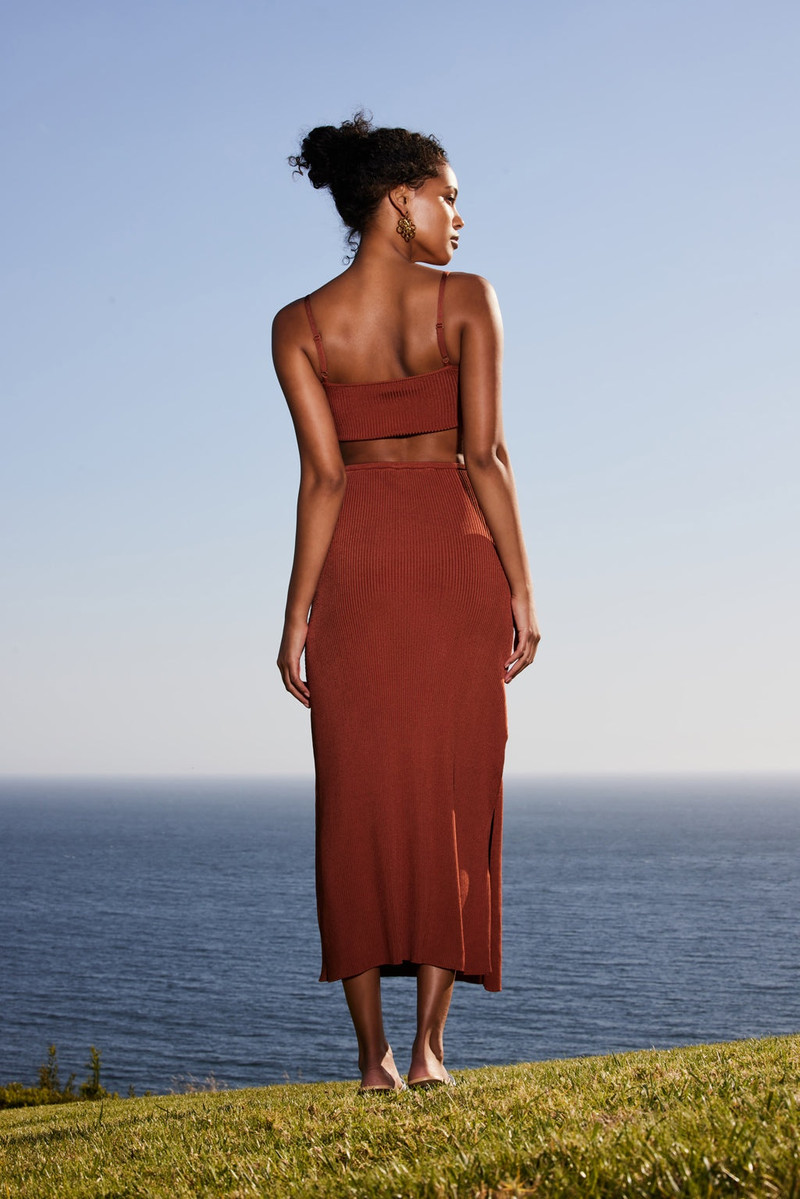 Cult Gaia KANA KNIT SKIRT outlook